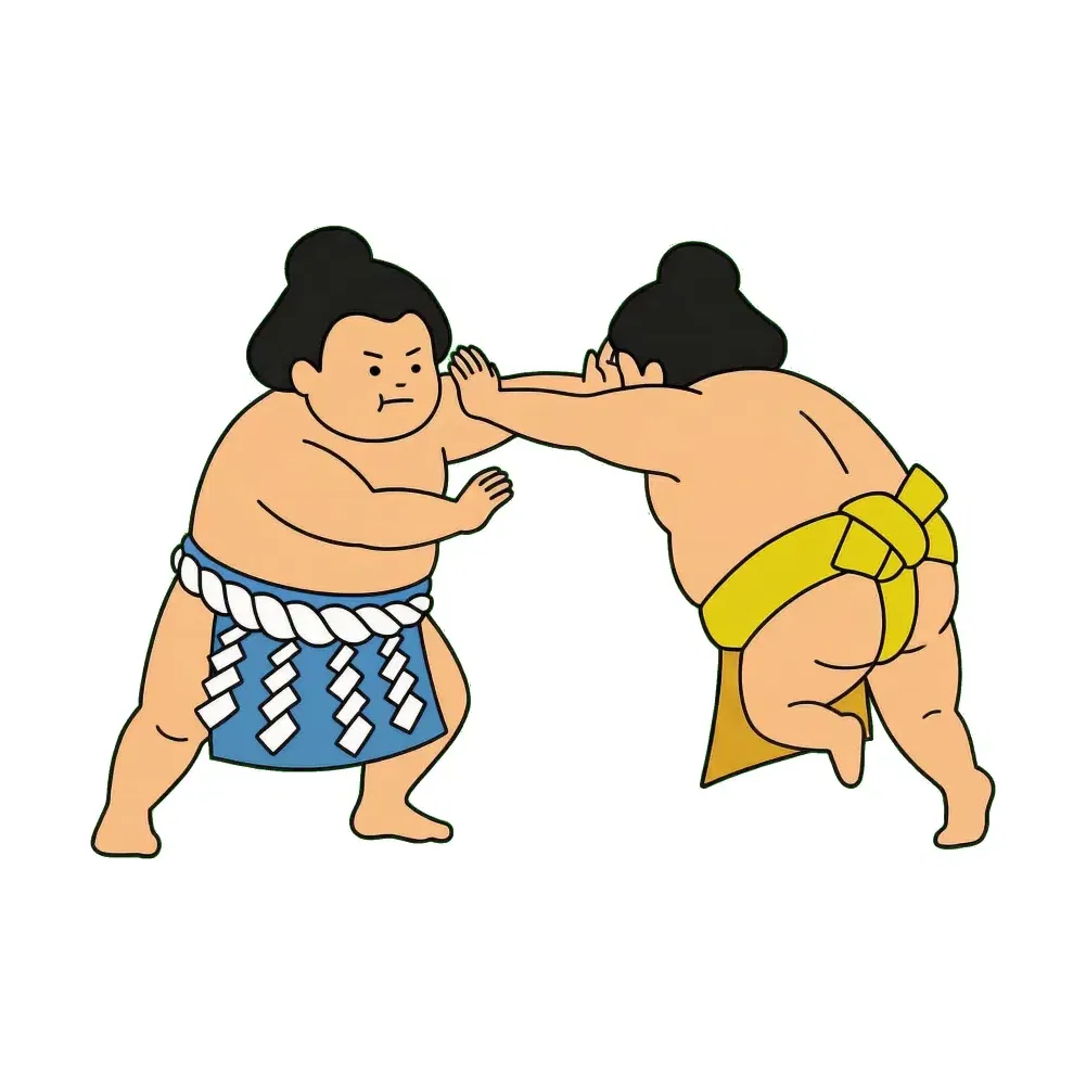 わんぱく相撲イラスト